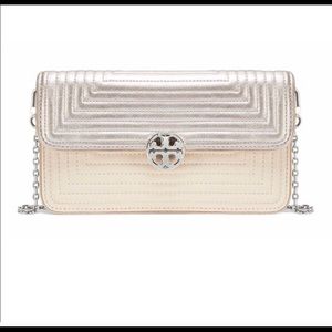 Tory Burch Trapunto envelope clutch